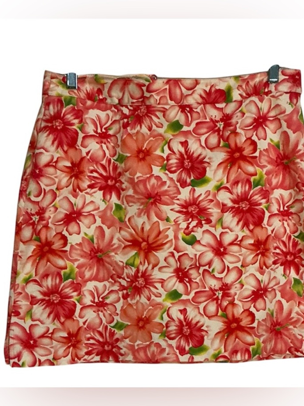 Women’s EP Pro Floral Athletic Golf Skort - Coral Pink With Pockets Size 12